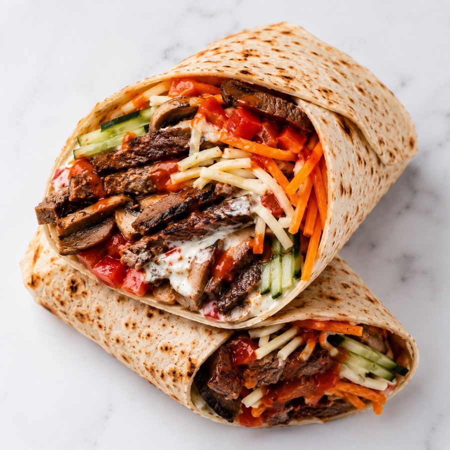 Shawarma plate from ASR
