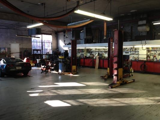 Inside the shop at Kiley's Auto Repair — 620 W Airy St, Norristown